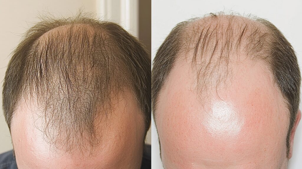 Receding Hairline vs Crown Thinning: Which One Progresses Faster?