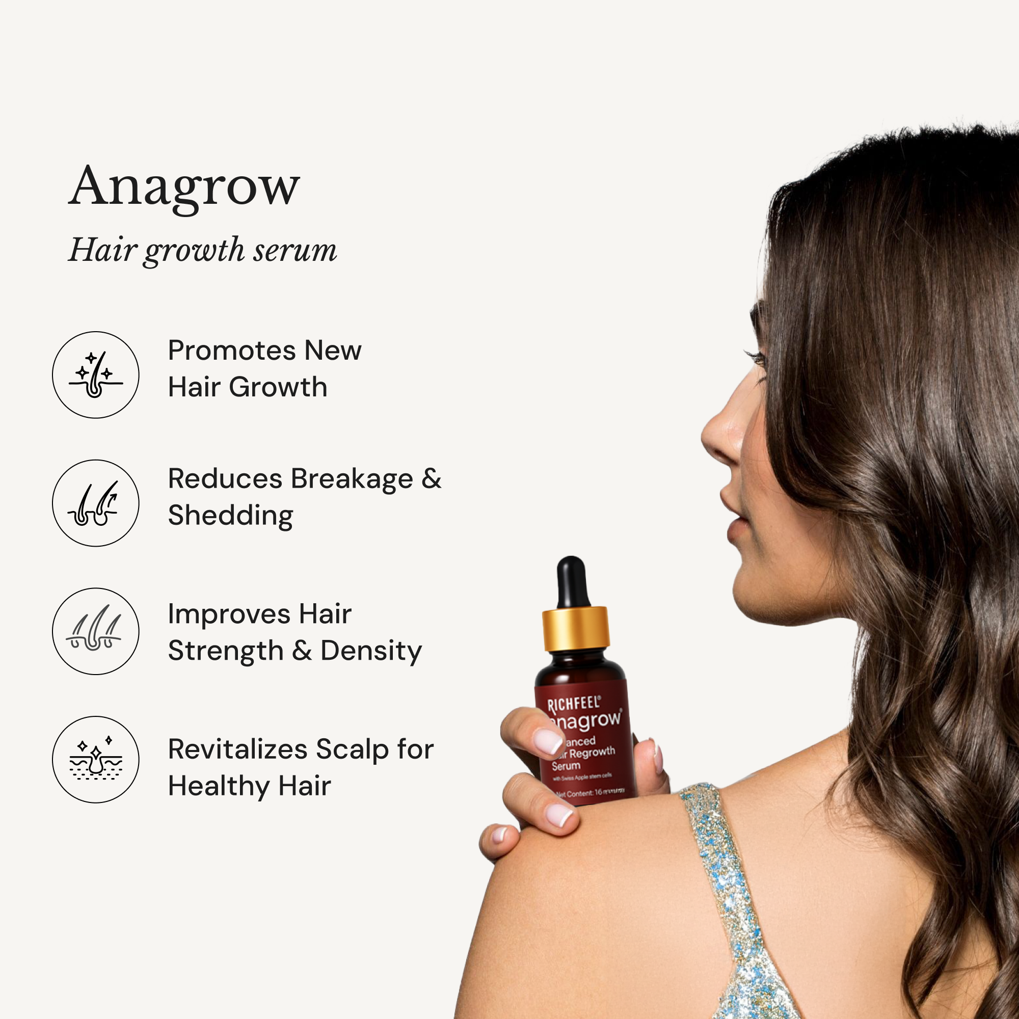 ANAGROW SERUM + SAW PALMETTO SHAMPOO