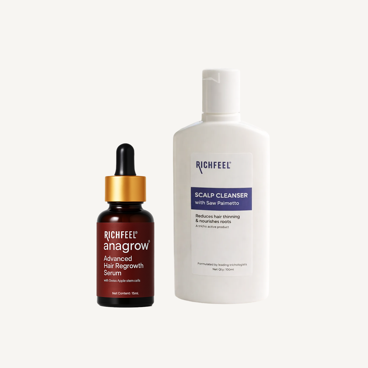 ANAGROW SERUM + SAW PALMETTO SHAMPOO
