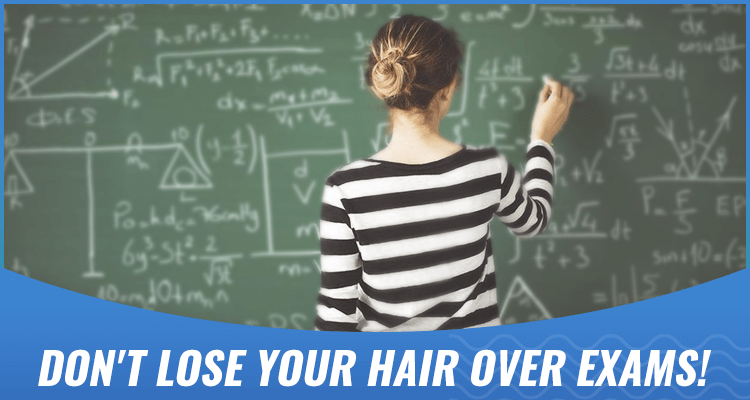 How to not let stress get to your Hair during exams