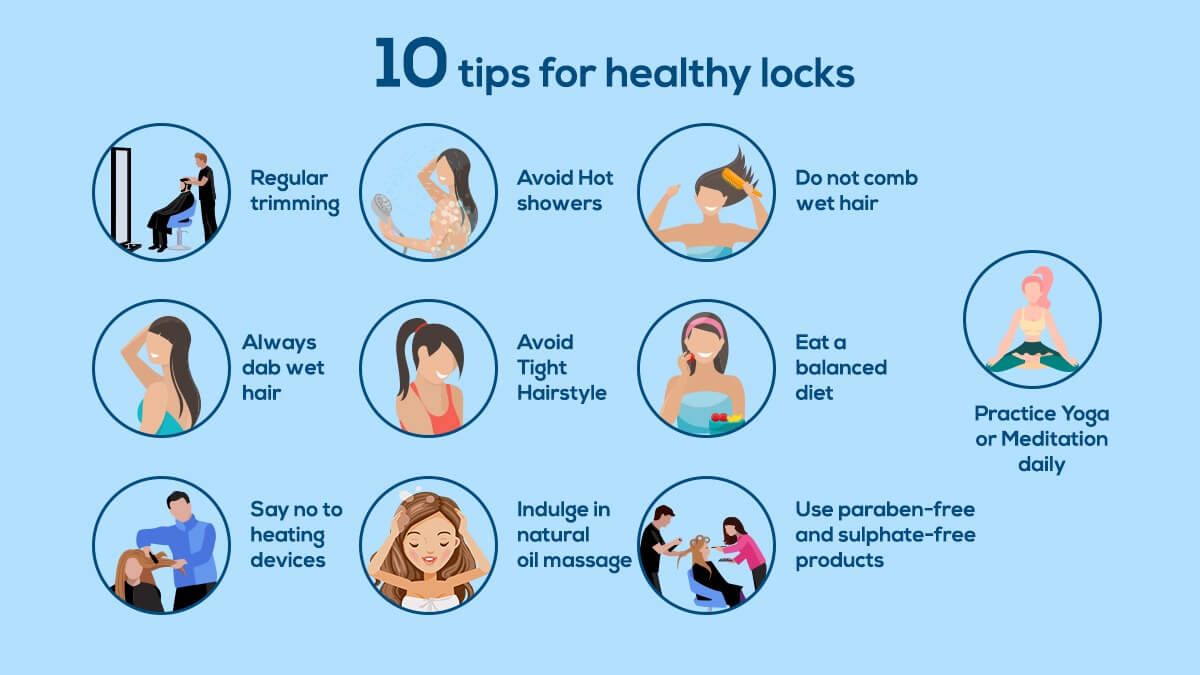 Ten tips for healthy locks